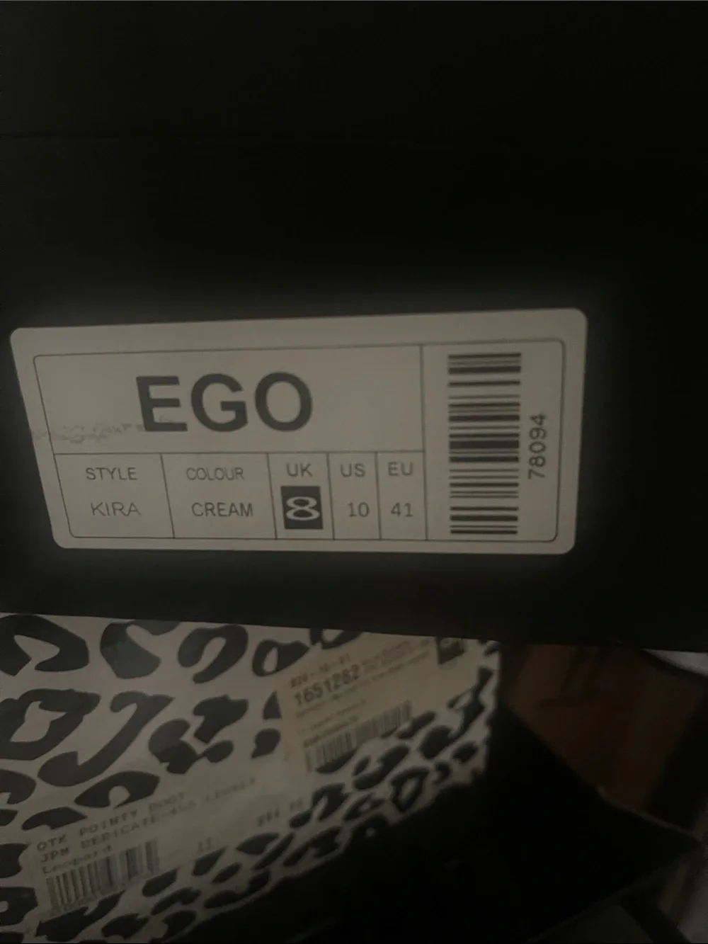 EGO White Over-the-Knee Chunky Sole Boots